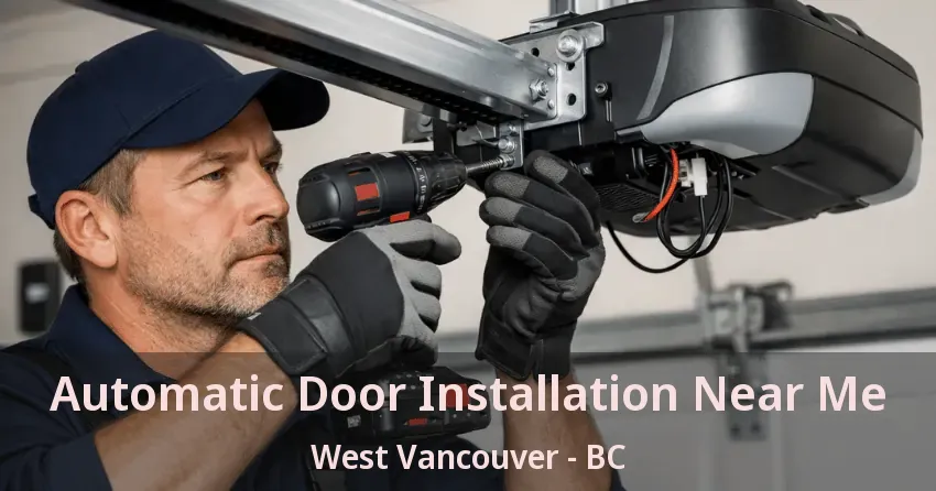 Automatic Door Installation Near Me West Vancouver - BC