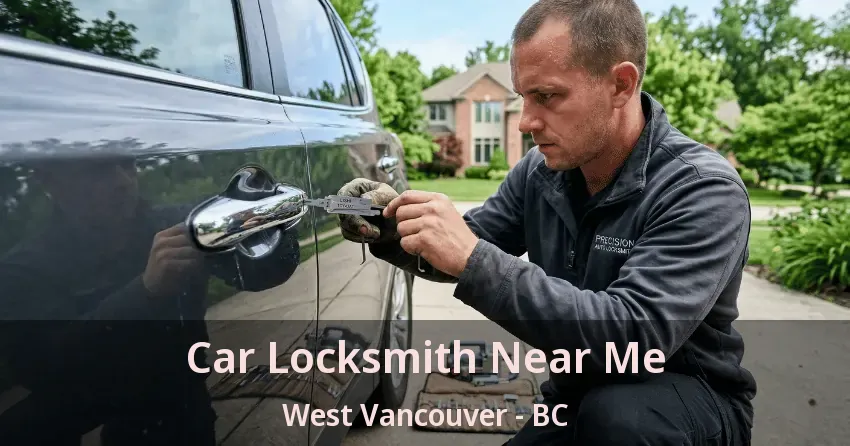 Car Locksmith Near Me West Vancouver - BC