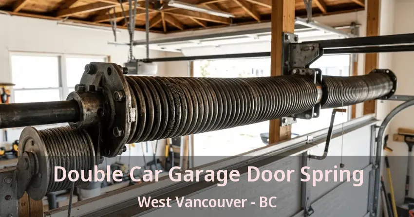 Double Car Garage Door Spring West Vancouver - BC